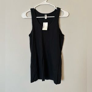 NWT American Apparel Black Tank Top Racerback - XS